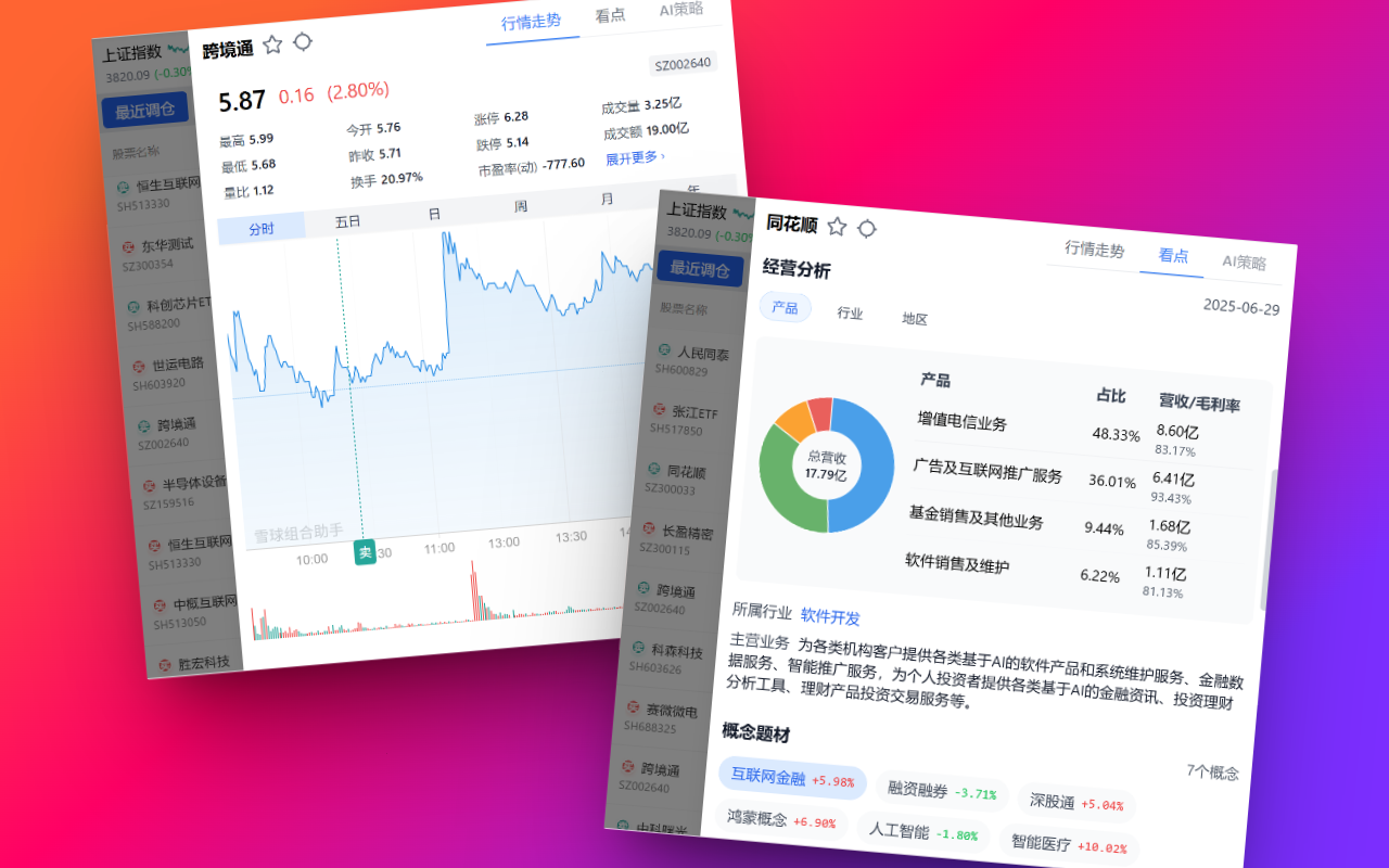 雪球组合盯盘助手 - 跟着大佬做投资（投机） - 截图 3