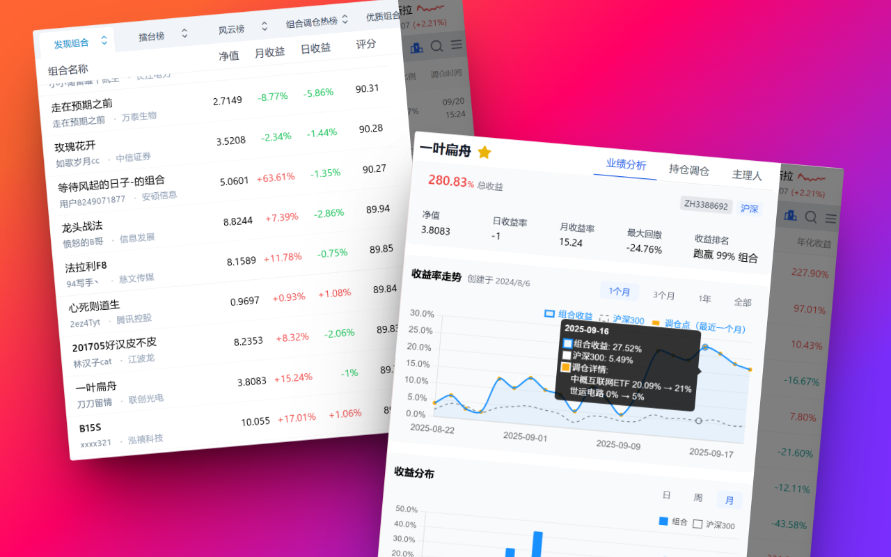 雪球组合盯盘助手 - 跟着大佬做投资（投机） - 截图 5
