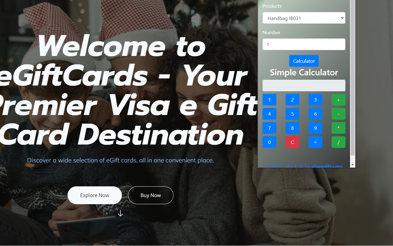 Visa eGift Card - 截图 1