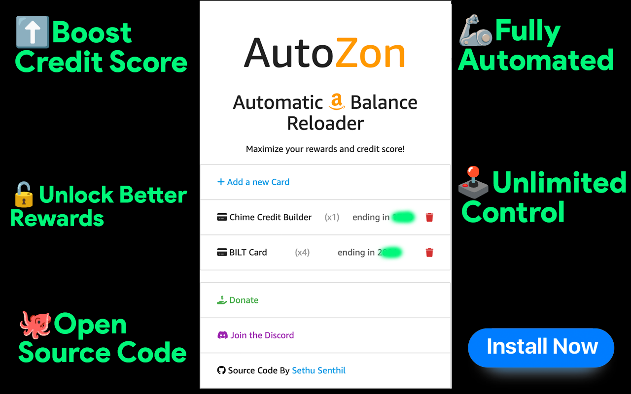AutoZon Balance Reloader - 截图 2