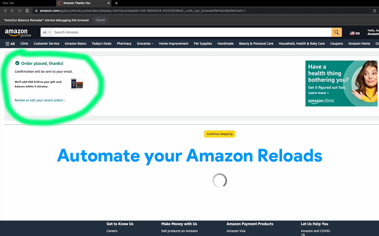 AutoZon Balance Reloader - 截图 4