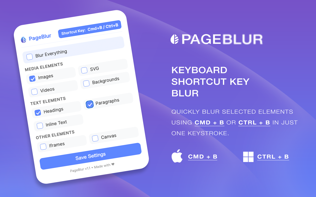 PageBlur - Blur Web Content Easily - 截图 2