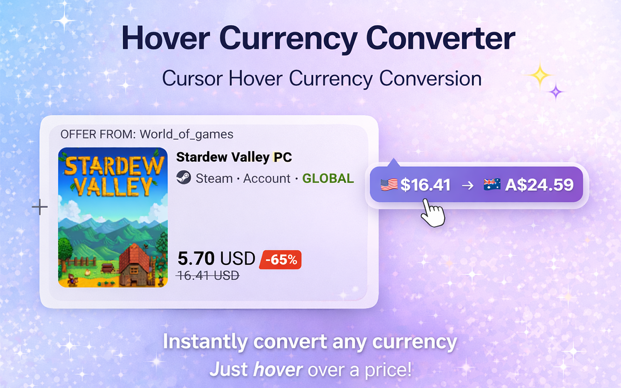 Hover Currency Converter - 截图 1