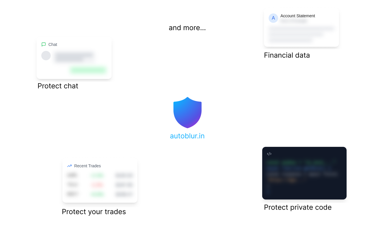 Autoblur - One-Click Blur for Screen Sharing & Privacy - 截图 2