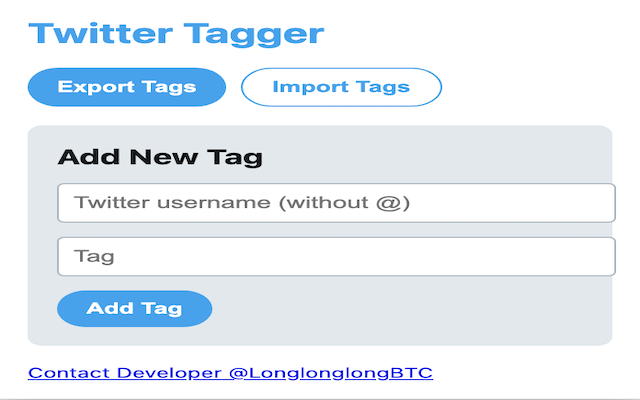 Twitter 标签助手 - 截图 1