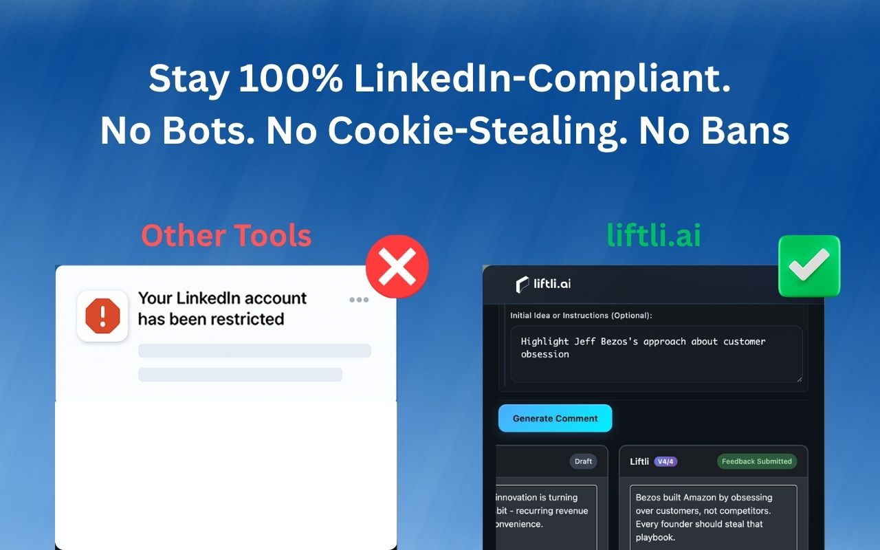 Liftli – AI Comments That Build Authority - 截图 5