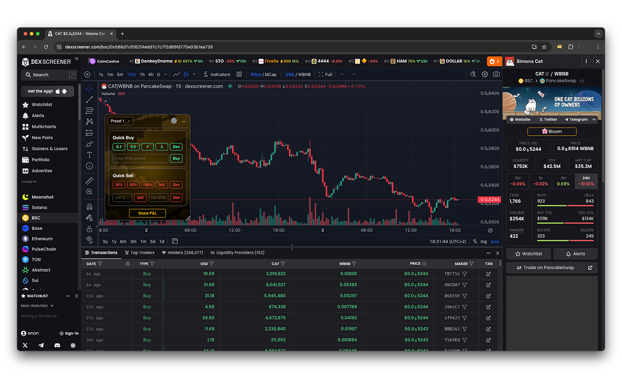 Bloom BSC Extension - 截图 2