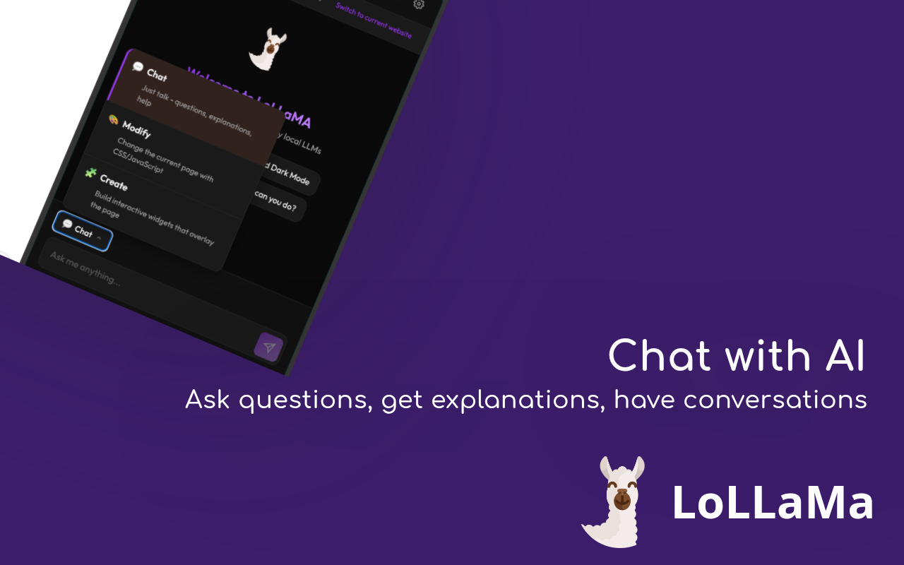 LoLLaMA - Open Source AI Browser Assistant - 截图 3