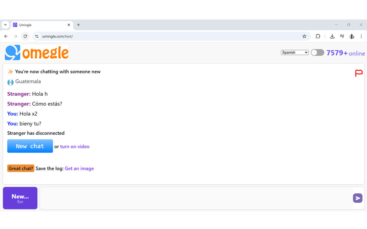 Características de Omegle para Umingle - 截图 2