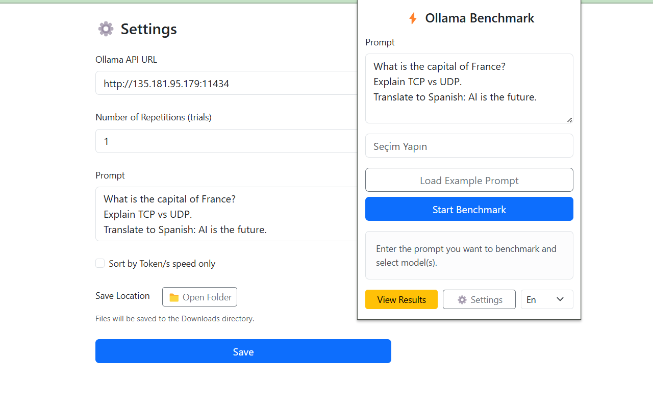 Ollama Benchmark - Compare LLMs Locally - 截图 1