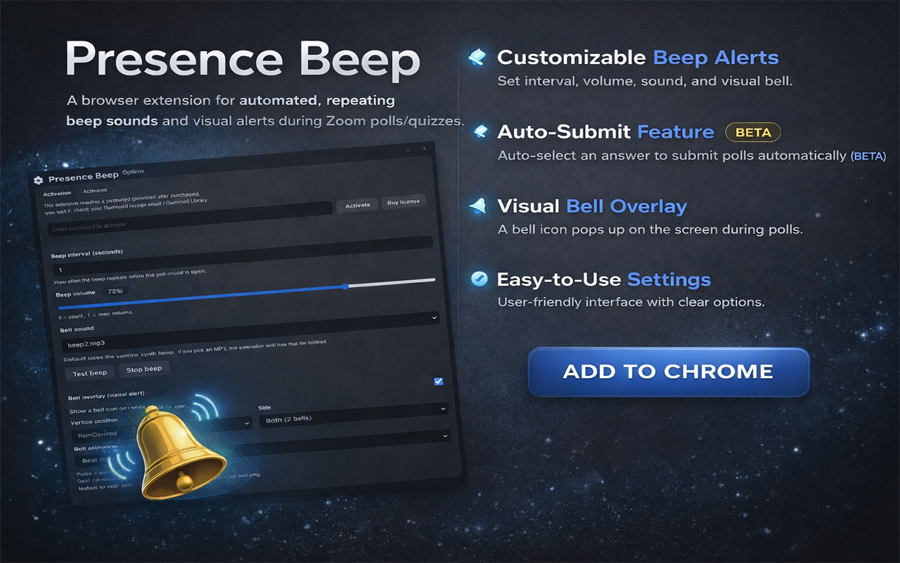 Presence Beep - 截图 2