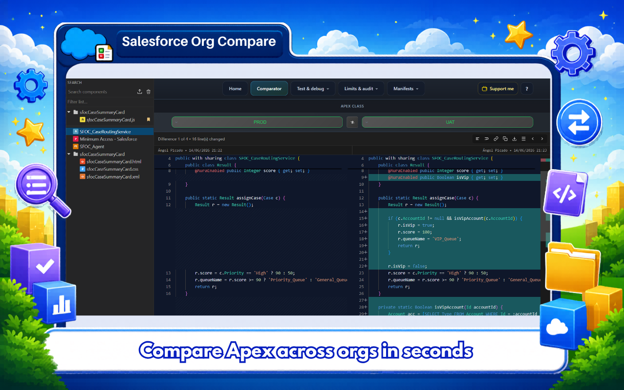 Salesforce Org Compare - 截图 4