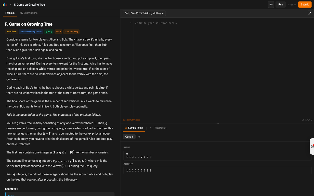 Leetify for Codeforces - 截图 2