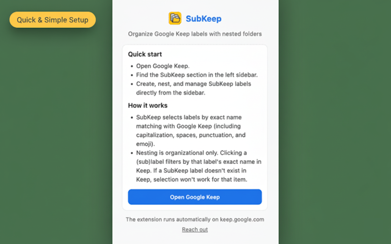 SubKeep - 截图 1