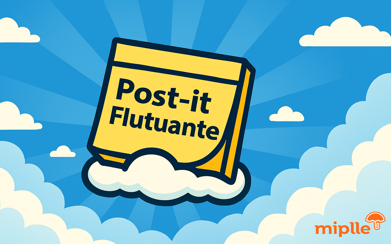 Post-it Flutuante - Post-its Flutuantes Miplle - 截图 1