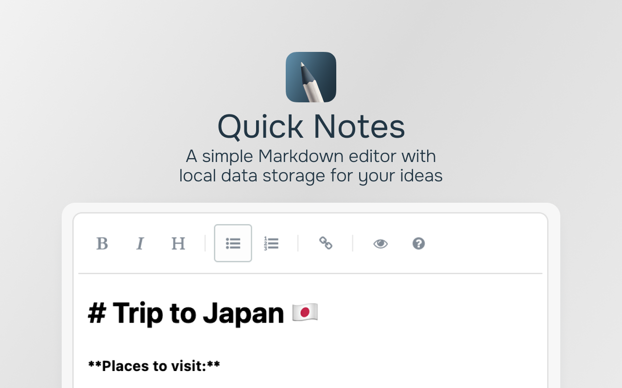 Quick Notes - 截图 1