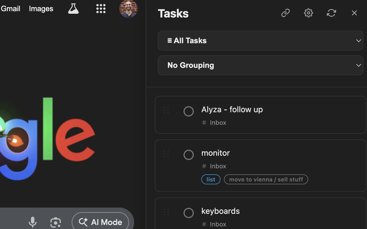 Todoist Custom Sidebar - 截图 1