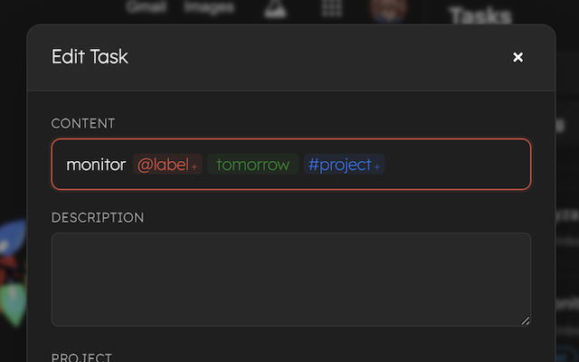 Todoist Custom Sidebar - 截图 4