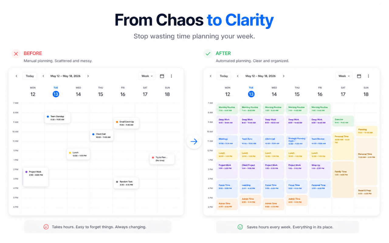 Calendar Automator – AI 日历规划助手 - 截图 1