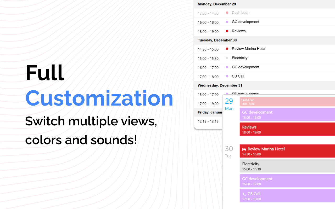 Google Calendar™ 应用程序 - Application for Google Calendar™ - 截图 2