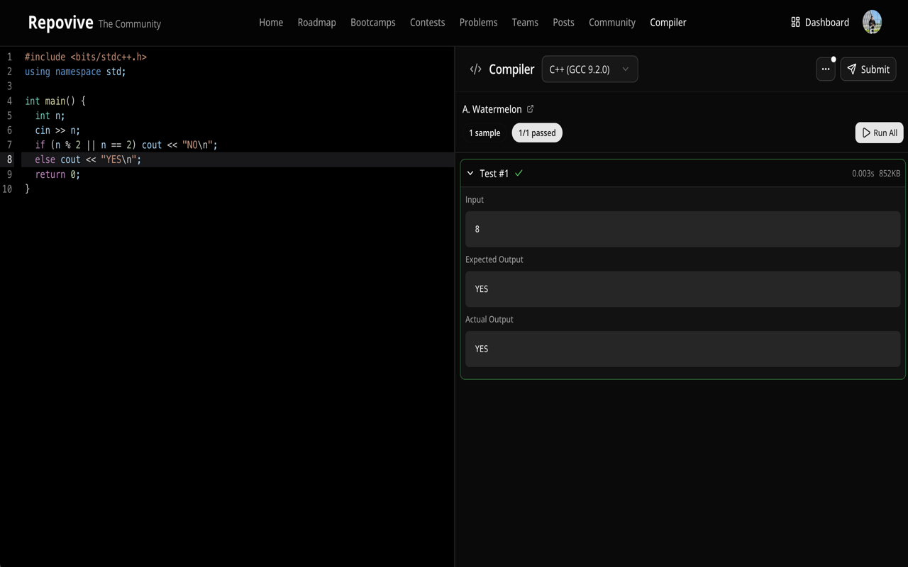 Repovive Competitive Programming - 截图 2