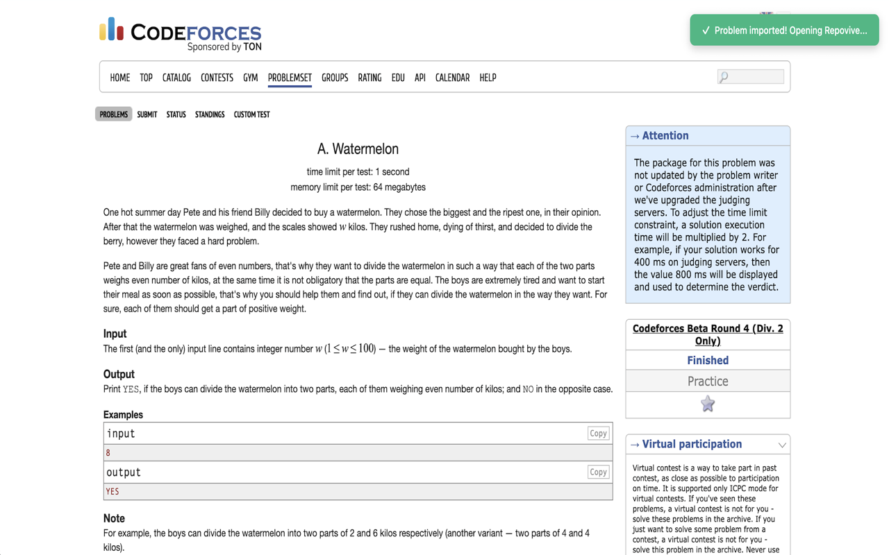 Repovive Competitive Programming - 截图 3