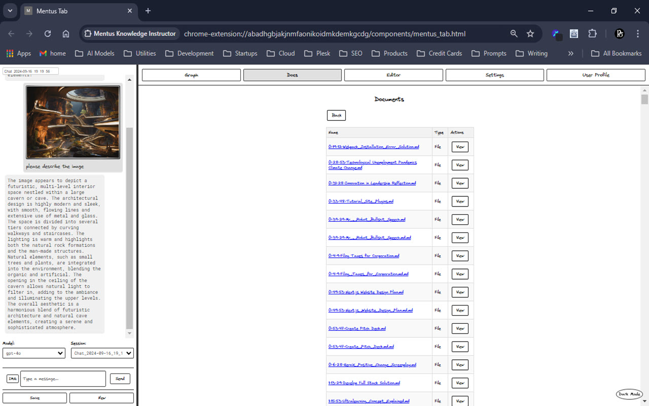Mentus - Chat with Obsidian Notes and Google Docs - 截图 3