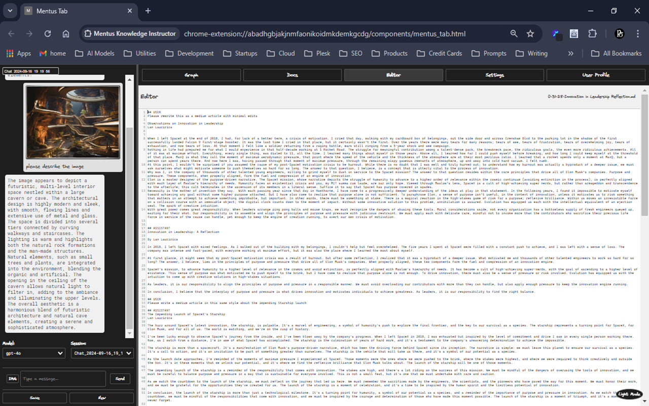 Mentus - Chat with Obsidian Notes and Google Docs - 截图 5