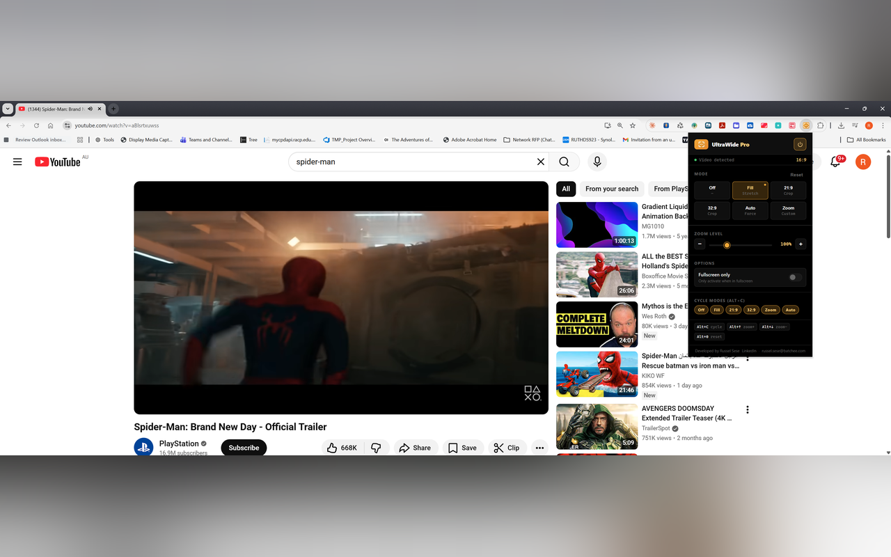 UltraWide Pro — Remove Black Bars from Any Video - 截图 1