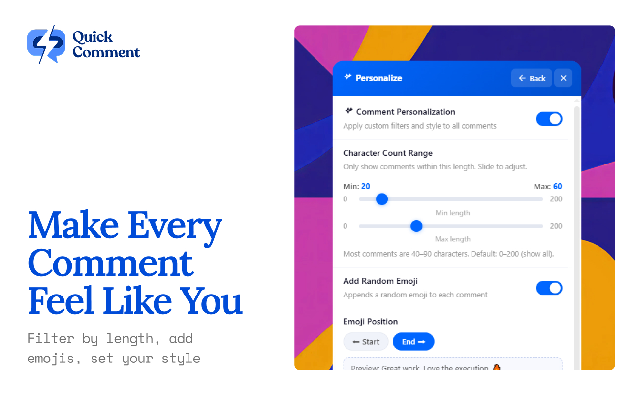 Quick Comment - Behance & Dribbble - 截图 4