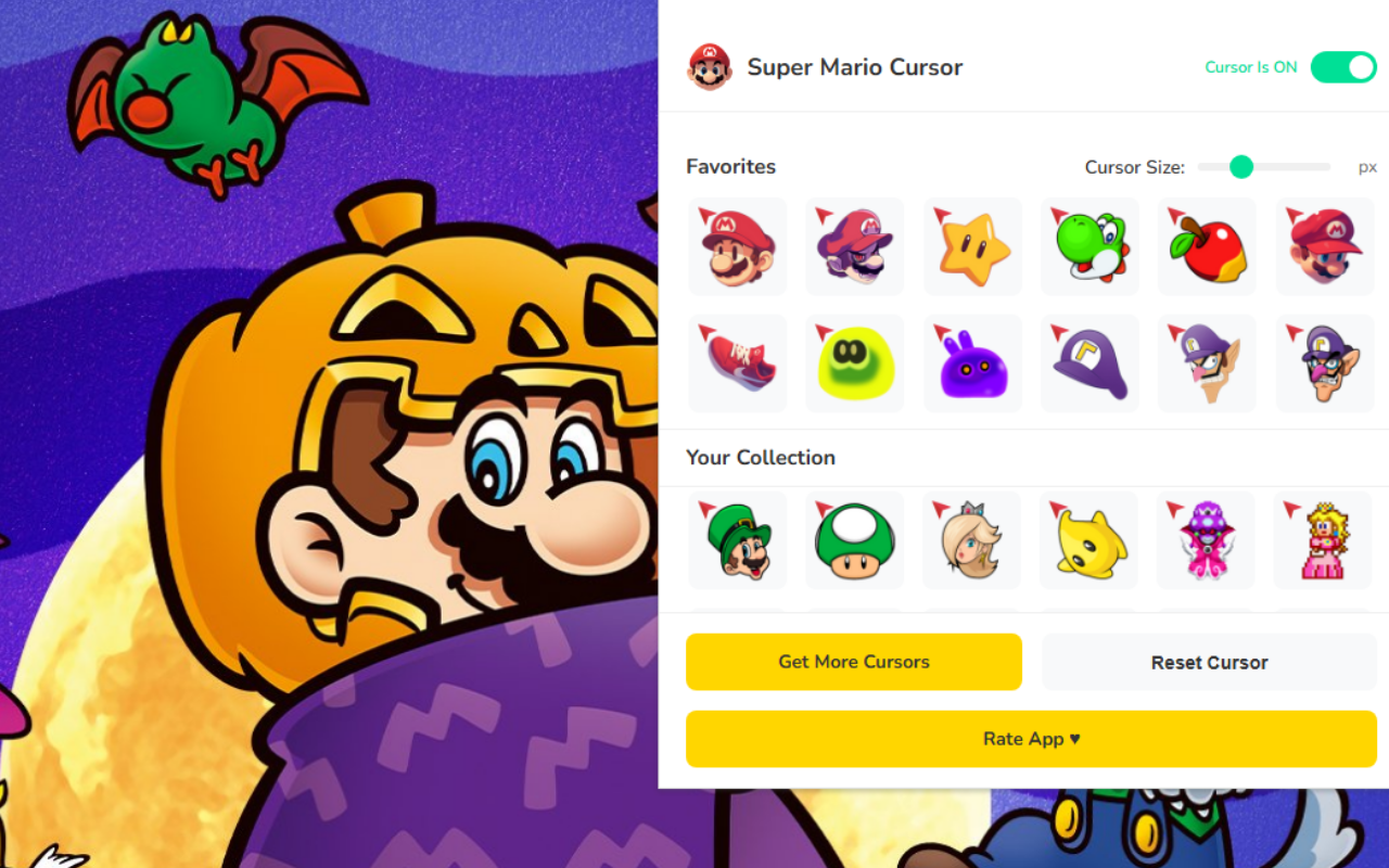Super Mario Cursor ★ Custom Cursor for Chrome™ - 截图 2