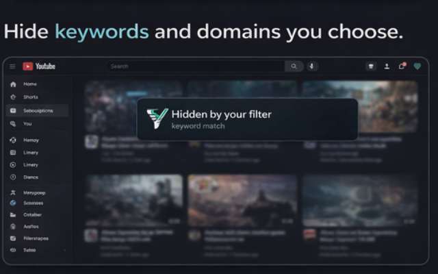 Quiet Filter – Block Porn, Politics & Online Noise - 截图 4