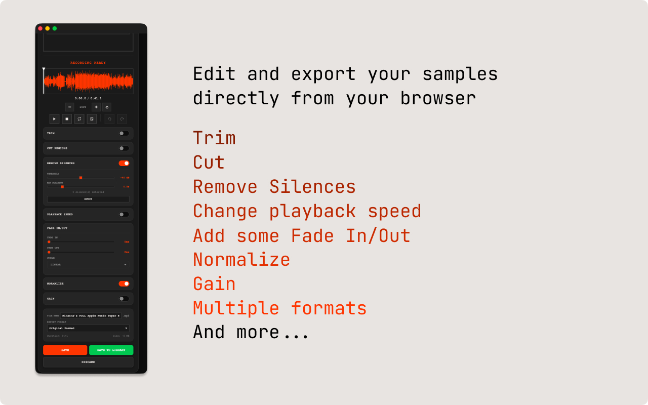 Tab Audio Recorder - 截图 2