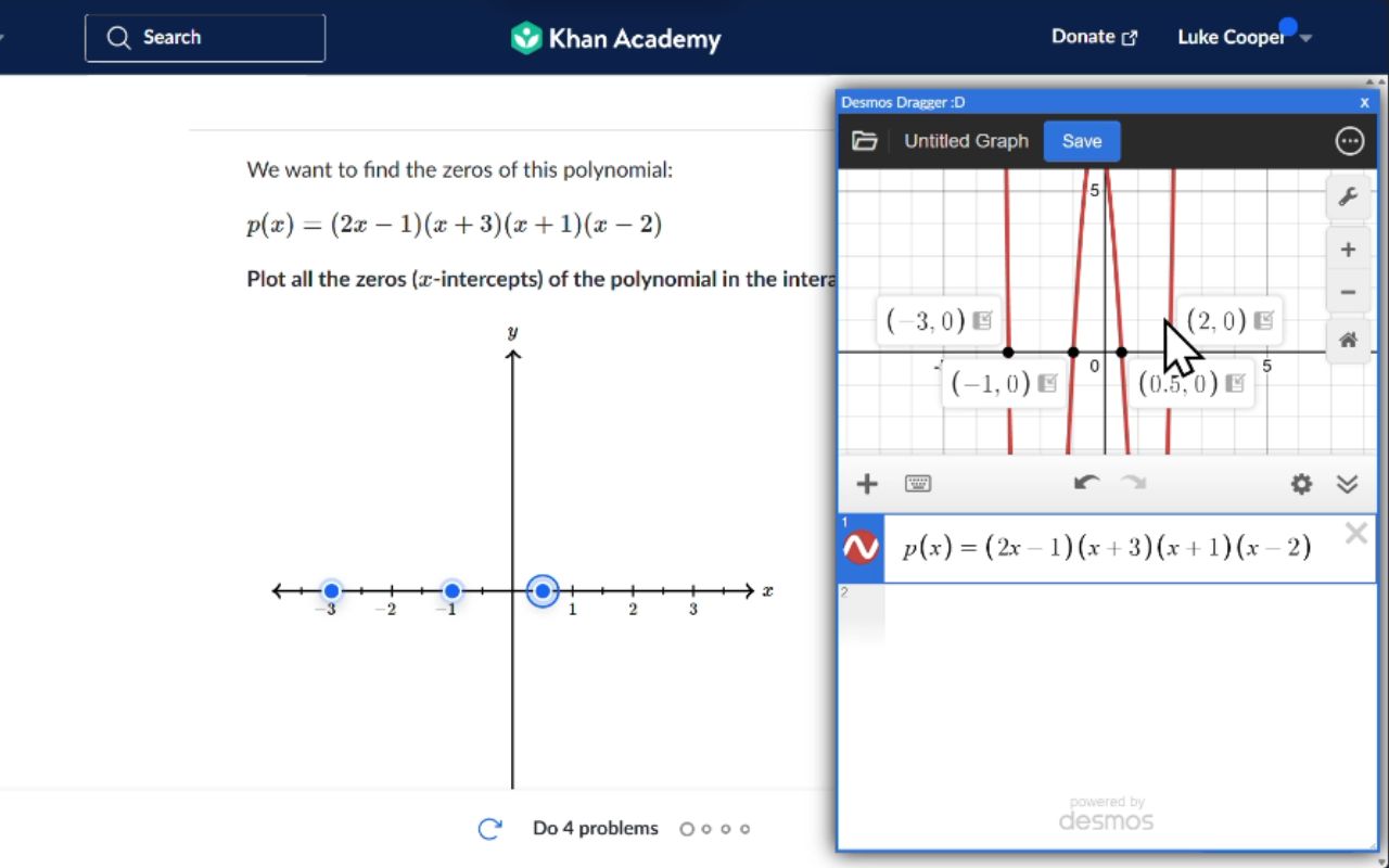 Desmos Dragger - Graphing Calc on Any Website - 截图 2