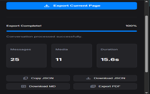 AI Chat Exporter - 截图 3