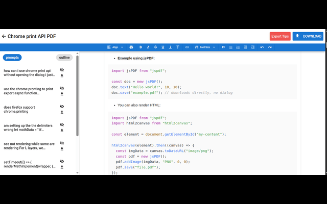 AI-chat-to-pdf - 截图 4