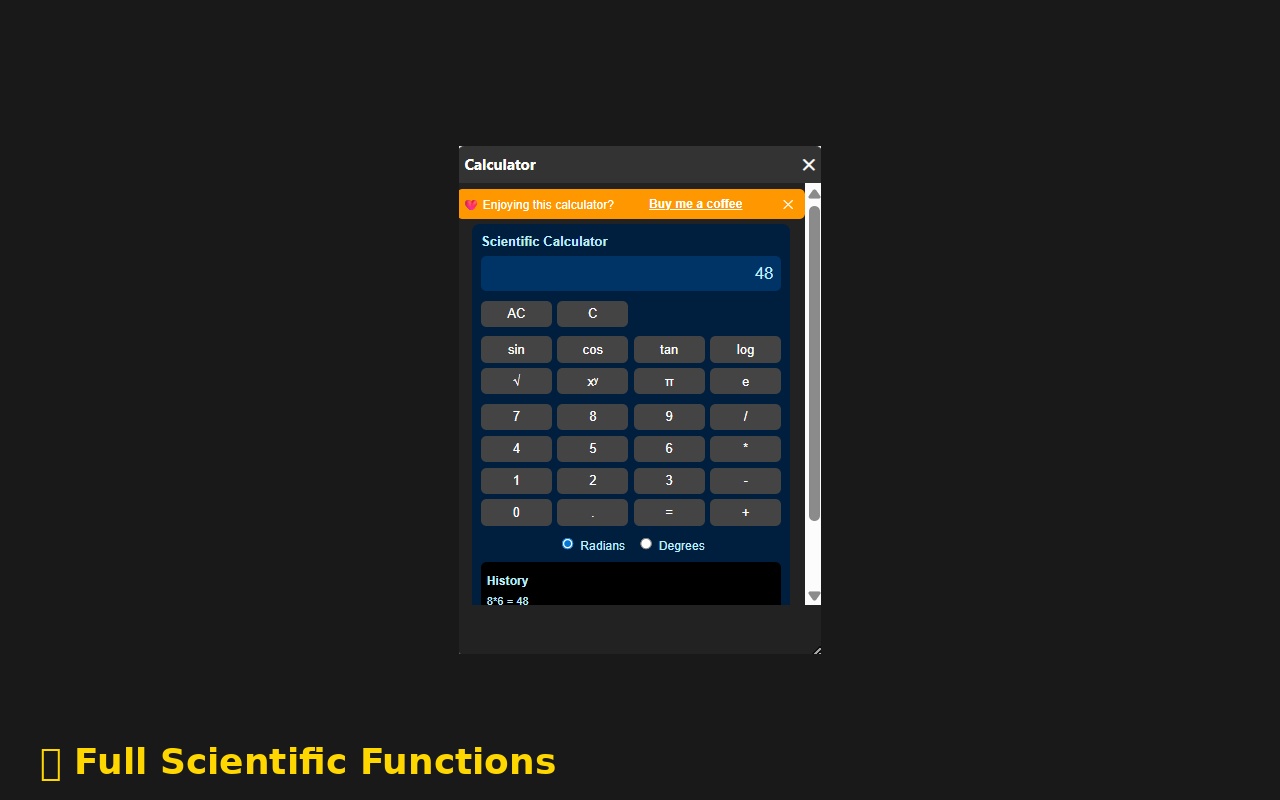 Scientific Calculator Free - 截图 3