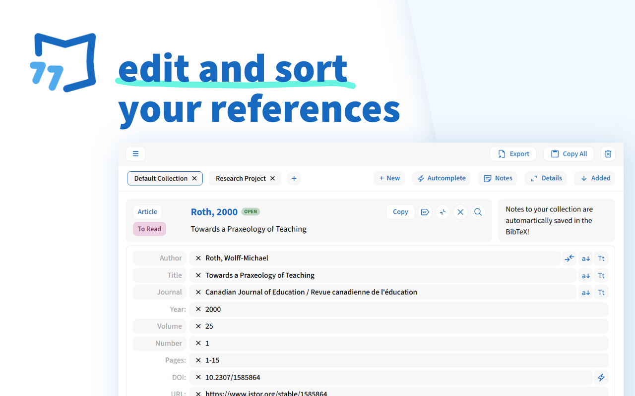 RefMate - 截图 4