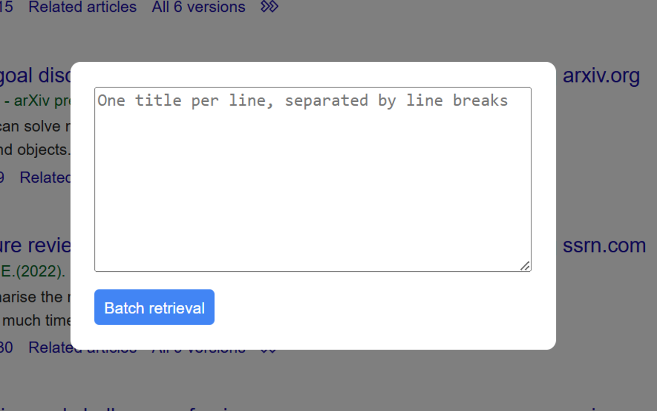 Google Scholar Bib Helper - 截图 2