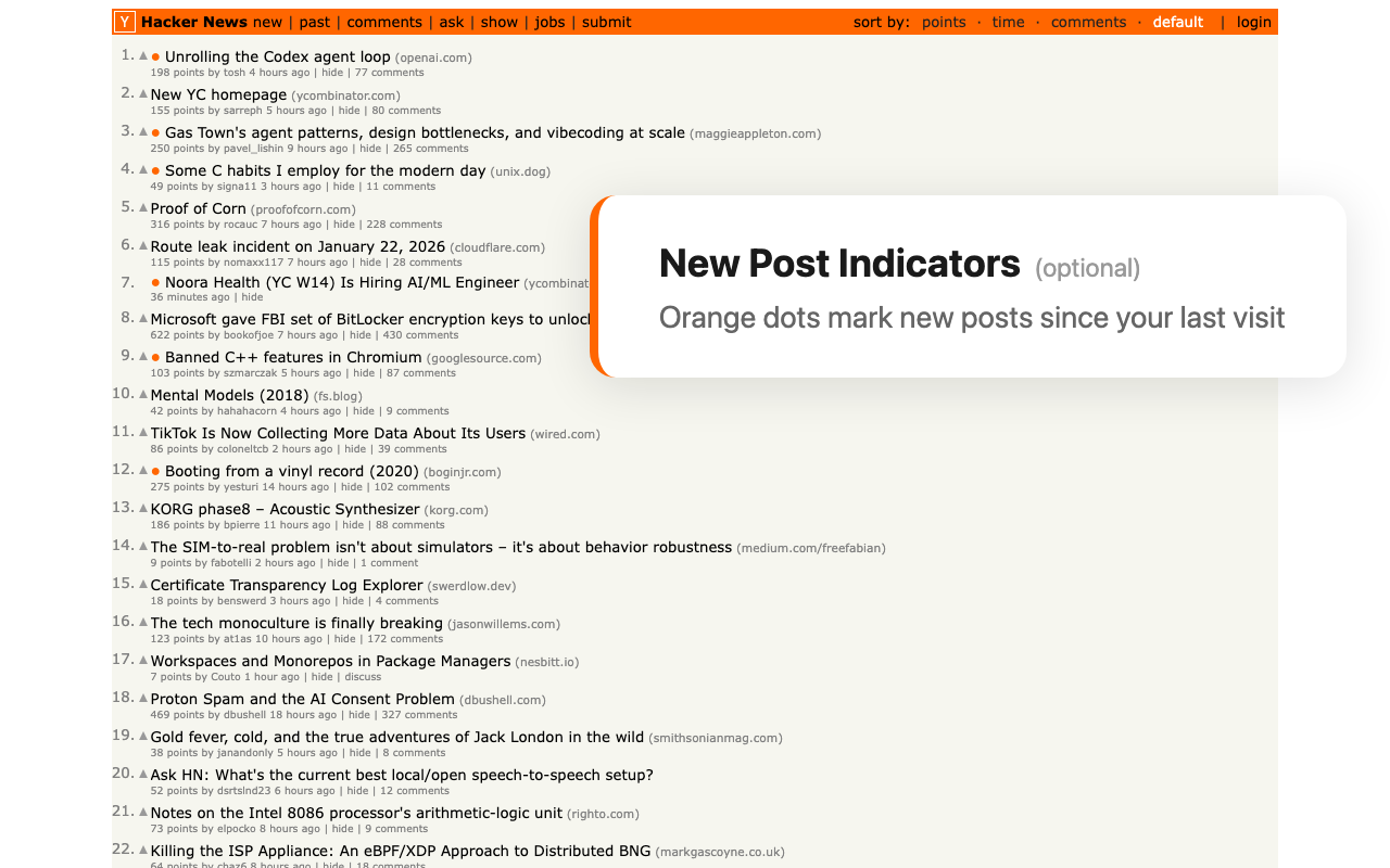 Hacker News Sorted - 截图 2