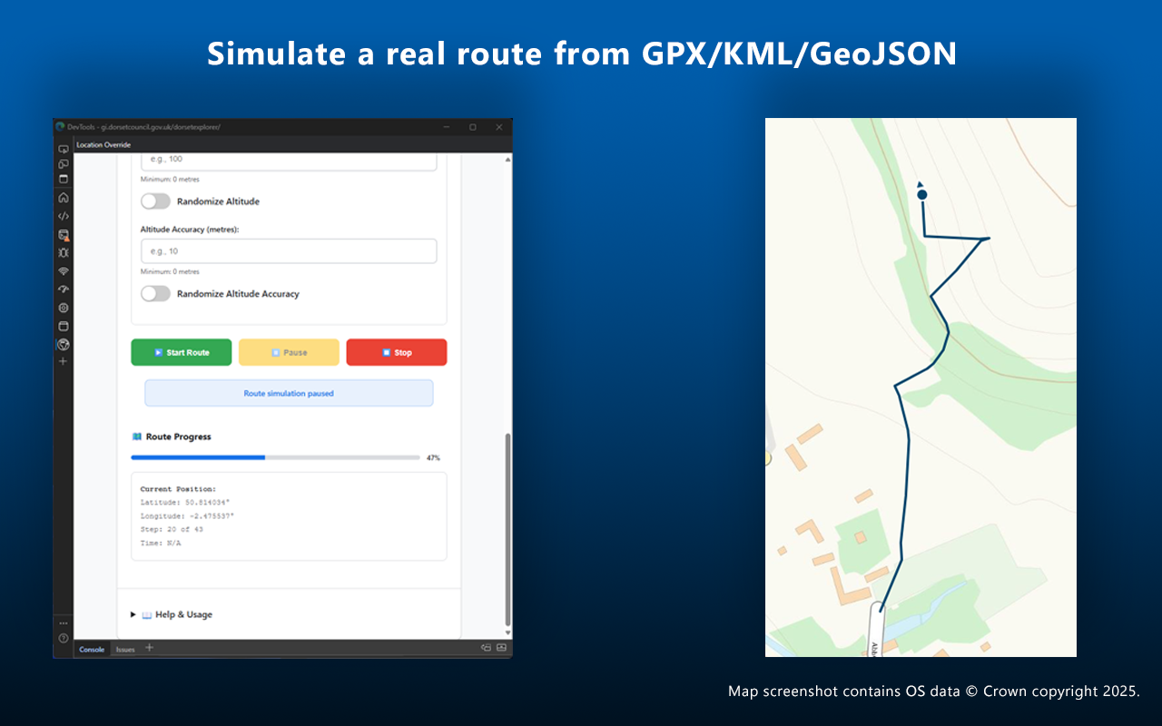DevTools Advanced Location Override - 截图 3
