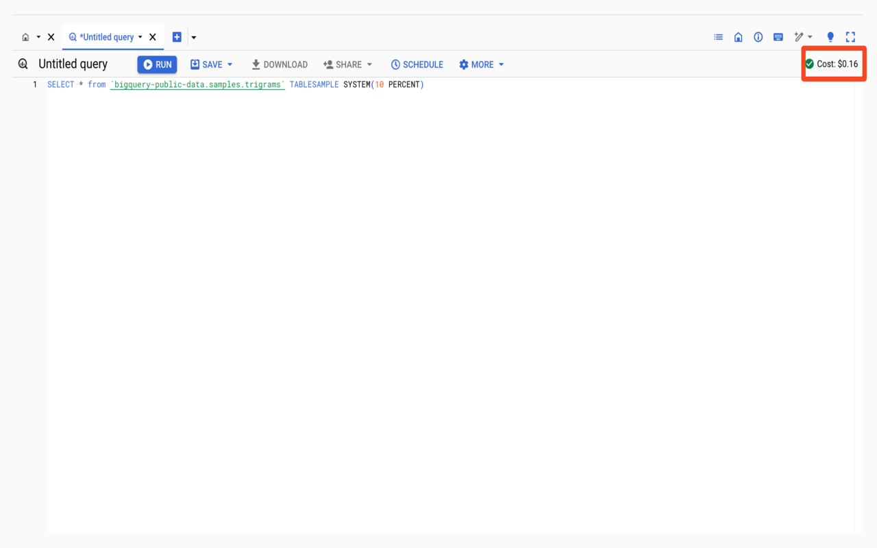 BigQuery Cost Estimator - 截图 2