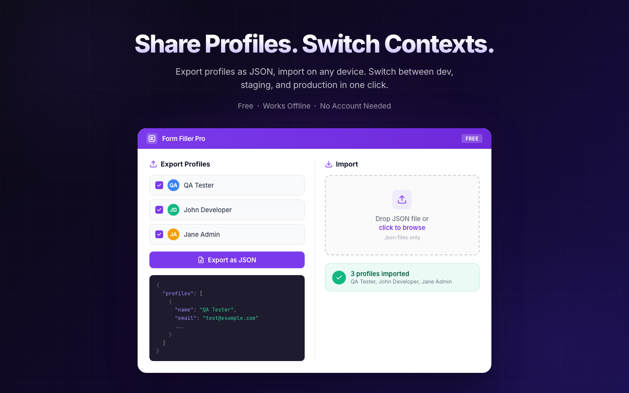 Form Filler Pro by Zovo | 一键自动填充 - 截图 4