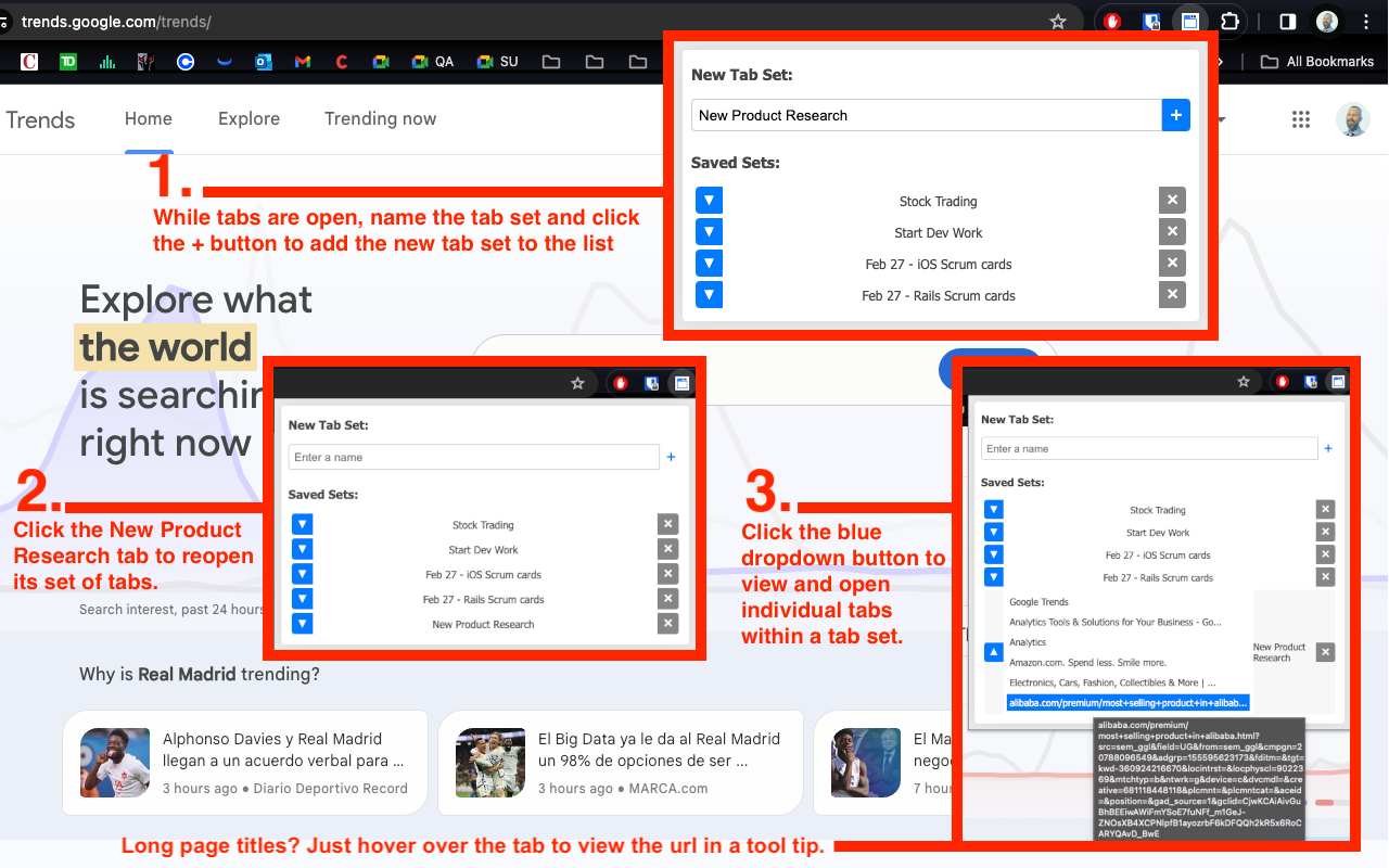 Tabs-Saver - 截图 1