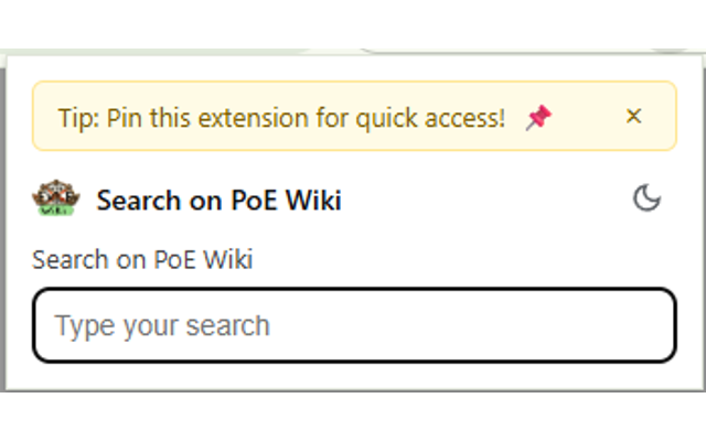 PoE Wiki Search - 截图 1