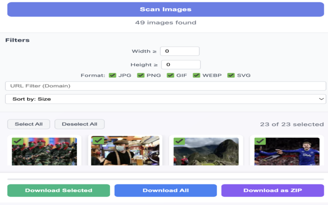 Smart Image Downloader - 截图 2