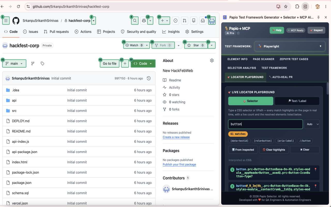 Test Framework Generator + Selector + MCP AI Powered - 截图 5