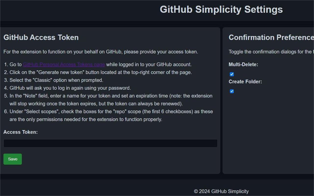 GitHub Simplicity - 截图 1