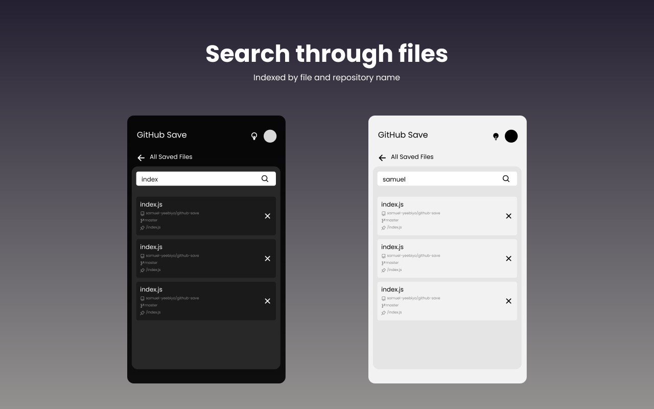GitHub Save - 截图 1