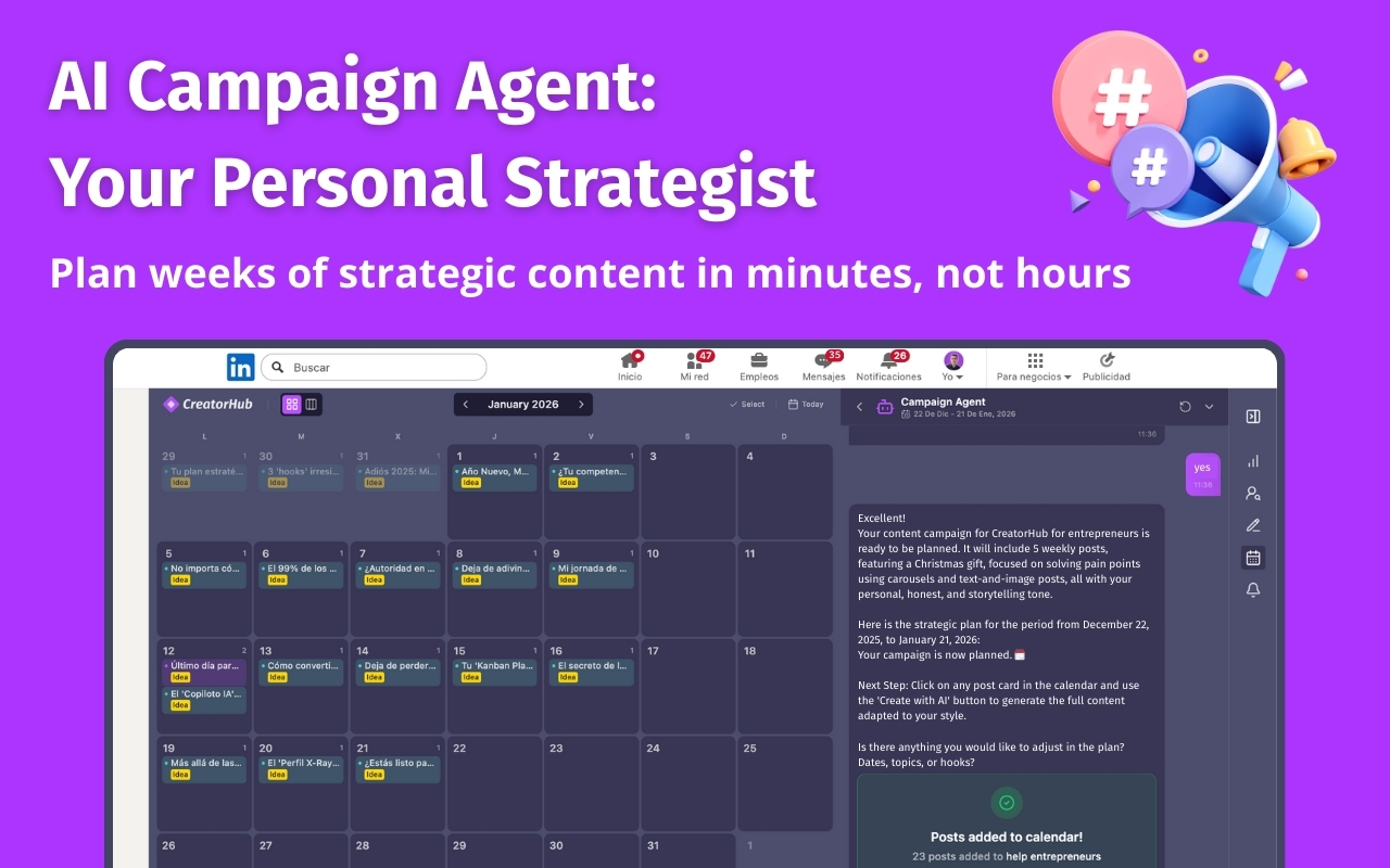 CreatorHub - Linkedin tools - 截图 5
